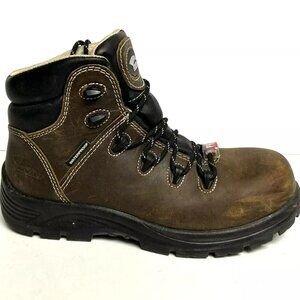 Avenger Womens Framer Waterproof Work Boot Brown Size 7 M